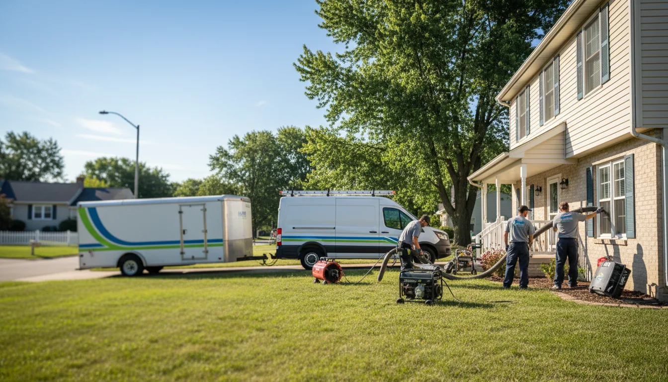 Flooded Basement Restoration And Cleanup With Repair in Harned, KY near me